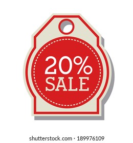 Shopping design over white background, vector illustration