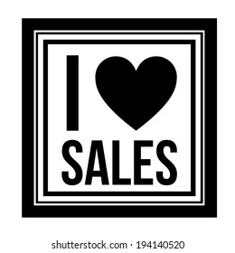 Shopping design over white background, vector illustration