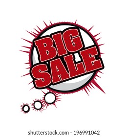 Shopping design over white background, vector illustration
