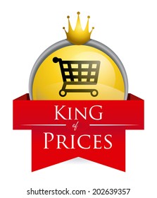 Shopping design over white background, vector illustration