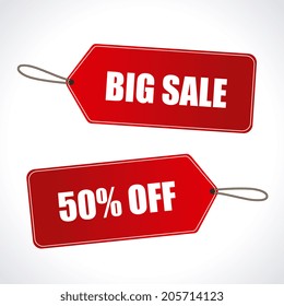 Shopping design over white background, vector illustration