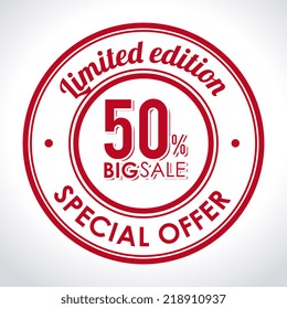 Shopping design over white background, vector illustration