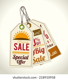 Shopping design over white background, vector illustration