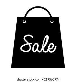Shopping design over white background, vector illustration
