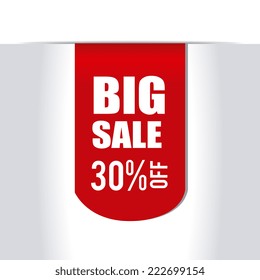 Shopping design over white background, vector illustration