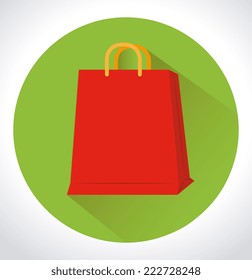 Shopping design over white background, vector illustration