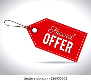 Shopping design over white background, vector illustration