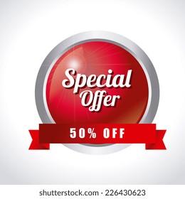 Shopping design over white background, vector illustration