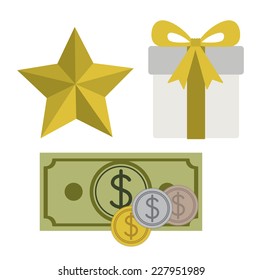 Shopping design over white background,  vector illustration
