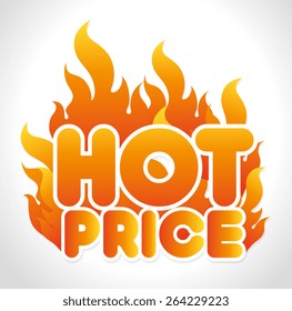 Shopping design over white background, vector illustration.