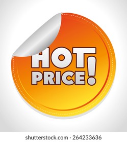 Shopping design over white background, vector illustration.