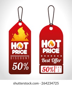 Shopping design over white background, vector illustration.