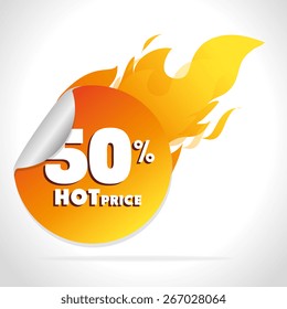 Shopping design over white background, vector illustration.