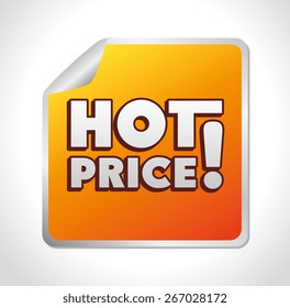 Shopping design over white background, vector illustration.