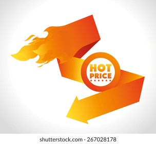 Shopping design over white background, vector illustration.