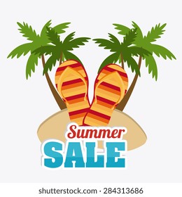 Shopping design over white background, vector illustration.