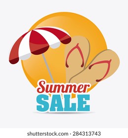 Shopping design over white background, vector illustration.