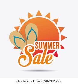Shopping design over white background, vector illustration.
