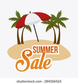Shopping design over white background, vector illustration.