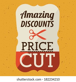 shopping design over yellow   background vector illustration