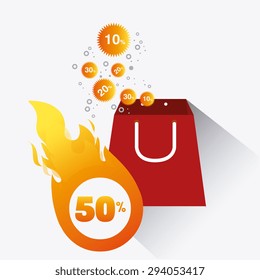 Shopping design, vector illustration eps 10.