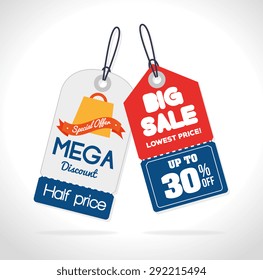 Shopping digital design, vector illustration eps 10.