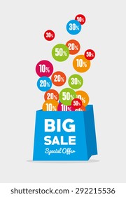 Shopping digital design, vector illustration eps 10.