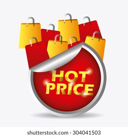 Shopping digital design, vector illustration eps 10.