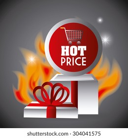 Shopping digital design, vector illustration eps 10.