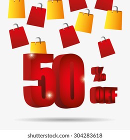 Shopping digital design, vector illustration eps 10.