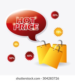 Shopping digital design, vector illustration eps 10.