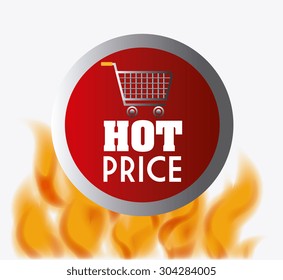 Shopping digital design, vector illustration eps 10.
