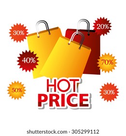 Shopping digital design, vector illustration eps 10.