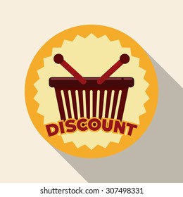 Shopping digital design, vector illustration eps 10.