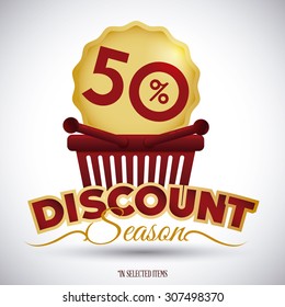 Shopping digital design, vector illustration eps 10.