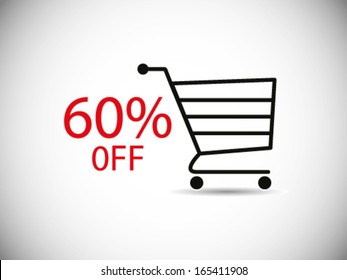 Shopping - Discount 60% Icon
