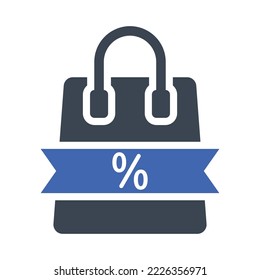 Shopping-Rabatt-Angebot Symbol, Vektorgrafiken
