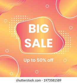 shopping discount posters, geometric abstract shape background