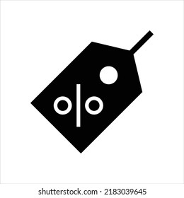 Shopping discount tag vector icon symbol design