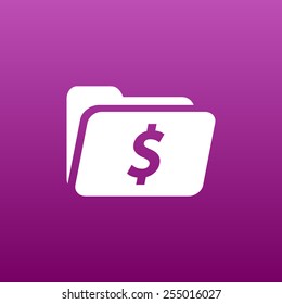 Shopping Dollar Folder file icon internet symbol vector