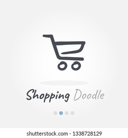 Shopping doodle icon