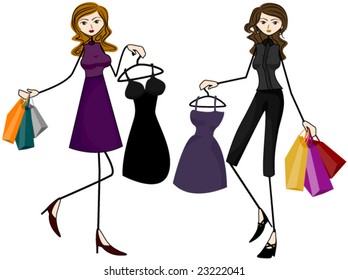 Shopping Doodle Vector Stock Vector (Royalty Free) 23222041 | Shutterstock