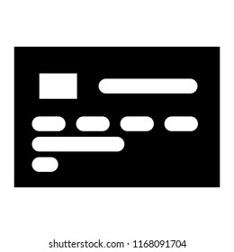 Shopping E commerce Credit Card Icon