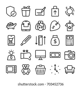 Shopping and E Commerce Vector  Icons 1