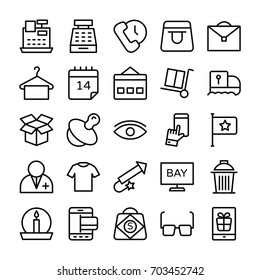 Shopping and E Commerce Vector  Icons 2