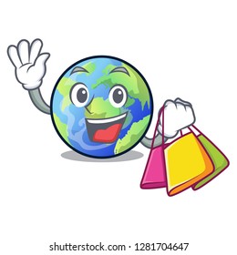 Shopping earth above the sky the mascot