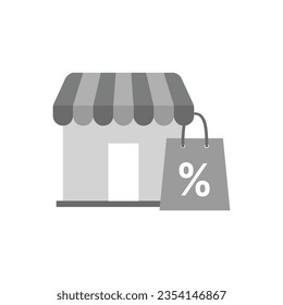 Shopping  E-commerce icon. Online shopping and delivery elements. E-business symbol. store object, payment method and online store, phone, store, trolley