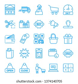 shopping, E-commerce icon - Vector shopping, E-commerce icon set for website or mobile.
