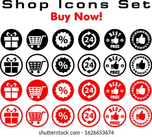 Shopping and E-commerce Line Icons. Editable Stroke for Mobile and Web. Illustration, vector