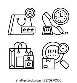 Shopping and E-commerce, Simple vector illustration.